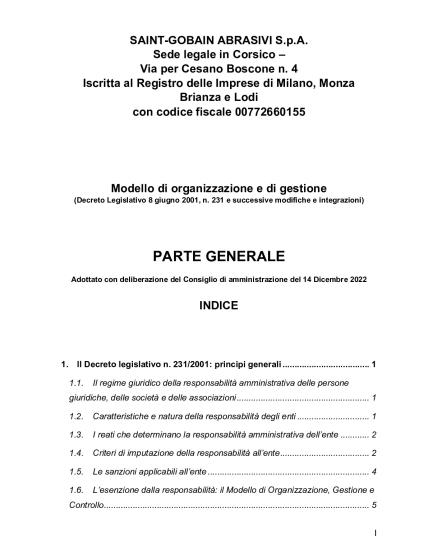 modello organizzazione gestione